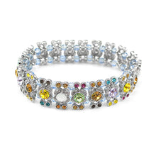 Load image into Gallery viewer, Elegant Bangle with Multi-color Austrian Element Crystal