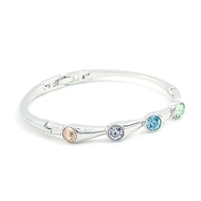 Load image into Gallery viewer, Trendy Bangle with Multi-color Austrian Element Crystals