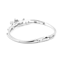 Load image into Gallery viewer, Cutie Butterfly Bangle with Silver Austrian Element Crystals