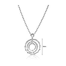 Load image into Gallery viewer, Round Moving Pendants with Austrian Element Crystals and Necklace