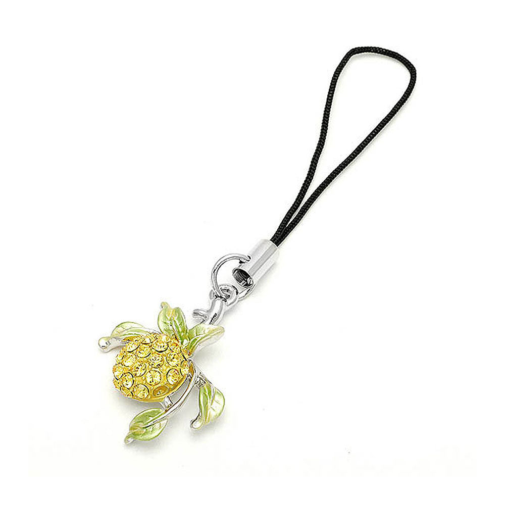 Fruit Strap with Yellow Austrian Element Crystals