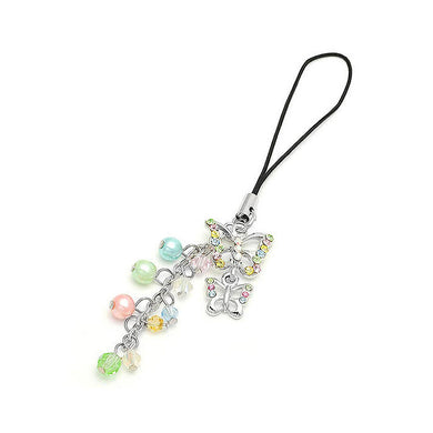 Butterfly Strap with Multi-colour Austrian Element Crystals and Multi-colour Bead