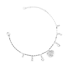Load image into Gallery viewer, Cutie Butterfly Anklet with Silver Austrian Element Crystals