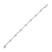 Load image into Gallery viewer, Twinkling Bracelet with silver Austrian Element Crystals