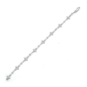 Twinkling Bracelet with silver Austrian Element Crystals