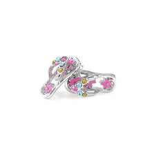 Load image into Gallery viewer, Cutie Pink Shoes Earrings with Multi-color CZ