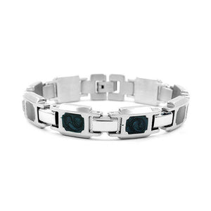 Fashion Stainless Steel Bracelet (with Plastic Resin)