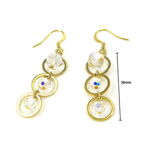 Trendy Earring swith Austrian Element Crystals