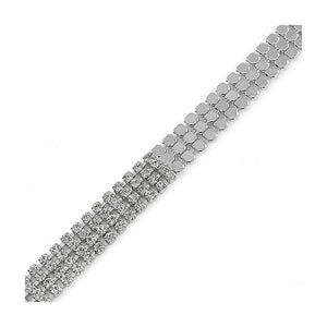 Gracious Bracelet with Silver Austrian Element Crystal