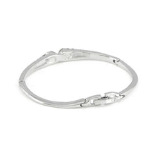 Load image into Gallery viewer, Enchanting Bangle with Silver Austrian Element Crystal