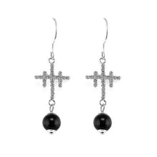 Load image into Gallery viewer, Dazzling Earrings with Silver Austrian Element Crystal