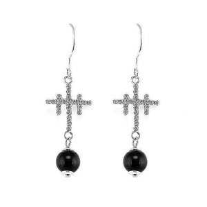Dazzling Earrings with Silver Austrian Element Crystal