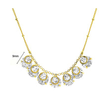 Load image into Gallery viewer, Glimmering Necklace with Silver Austrian Element Crystal