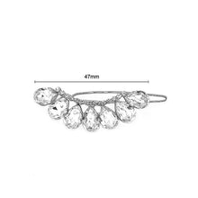 Load image into Gallery viewer, Glistering Barrette with Silver Austrian Element Crystal