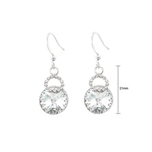 Load image into Gallery viewer, Elegant Earrings with Silver Austrian Element Crystals