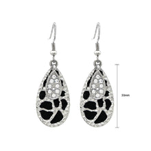 Load image into Gallery viewer, Retro Water Drop Earrings with Silver Austrian Element Crystal