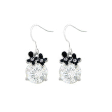 Load image into Gallery viewer, Lovely Earrings with Silver Austrian Element Crystal