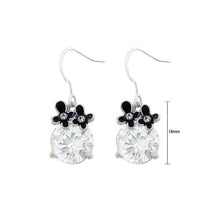 Load image into Gallery viewer, Lovely Earrings with Silver Austrian Element Crystal
