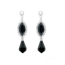 Load image into Gallery viewer, Elegant Marquise Earrings with Silver Austrian Element Crystal