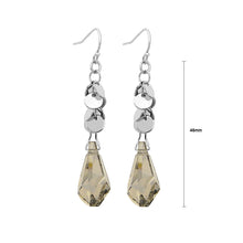 Load image into Gallery viewer, Graceful Water Drop Earrings with Silver Austrian Element Crystal