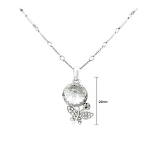 Load image into Gallery viewer, Chic Butterfly Necklace with Silver Austrian Element Crystal