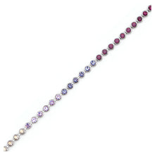 Load image into Gallery viewer, Simple Bracelet with Multi-color Austrian Element Crystals