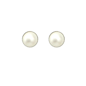 Graceful White Fashion Pearl Earrings
