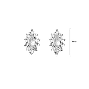 Exquisite Marquise Earrings with Silver Austrian Element Crystal
