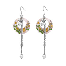 Load image into Gallery viewer, Elegant Round Earrings with White Fashion Pearl