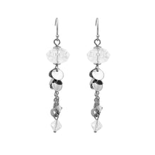 Load image into Gallery viewer, Glaring Earrings with Silver Austrian Element Crystal