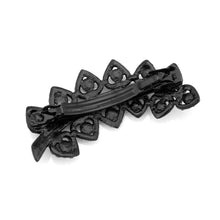 Load image into Gallery viewer, Charming Leaf-like Barrette with Pink Austrian Element Crystal