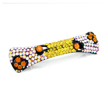 Load image into Gallery viewer, Charming Barrette with Orange and Yellow Austrian Element Crystals