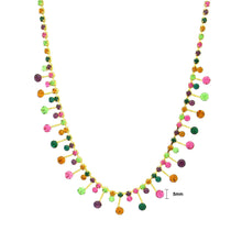 Load image into Gallery viewer, Stylish Necklace with Multi Color Austrian Element Crystals