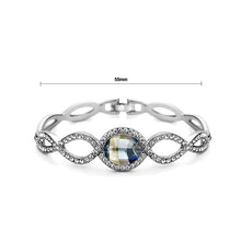 Load image into Gallery viewer, Elegant Blue Crystal Bangle