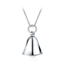 Load image into Gallery viewer, 925 Sterling Silver Small Bell with 45cm Necklace