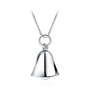 925 Sterling Silver Small Bell with 45cm Necklace
