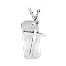 Load image into Gallery viewer, Fashion Stainless Steel Cross Pendant with Necklace For Men