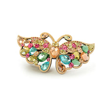 Load image into Gallery viewer, Colorful Crystal Butterfly Hair Clips