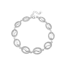 Load image into Gallery viewer, 925 Sterling Silver with White Cubic Zircon Bracelet