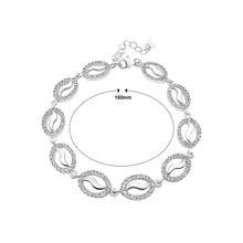 Load image into Gallery viewer, 925 Sterling Silver with White Cubic Zircon Bracelet