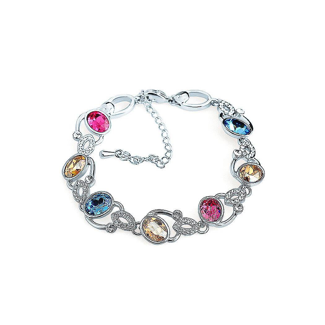 Colorful Austrian Element Crystal Bracelet