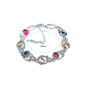 Colorful Austrian Element Crystal Bracelet