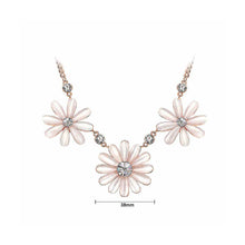 Load image into Gallery viewer, Fashion Bohemian Style Sweet Daisy Necklace with Imitation Opal and Crystal