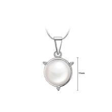 Load image into Gallery viewer, Elegant 925 Sterling Silver Pendant with Freshwater Cultured Pearl and Necklace