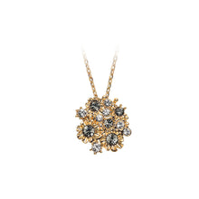 Load image into Gallery viewer, Fashion Small Daisy Pendant with Black Austrian Element Crystal and Necklaces