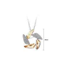 Load image into Gallery viewer, Fashion Windmill Pendant with Champagne Austrian Element Crystal and Necklaces