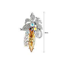 Load image into Gallery viewer, Elegant Champagne Gold Austrian Element Crystal Brooch