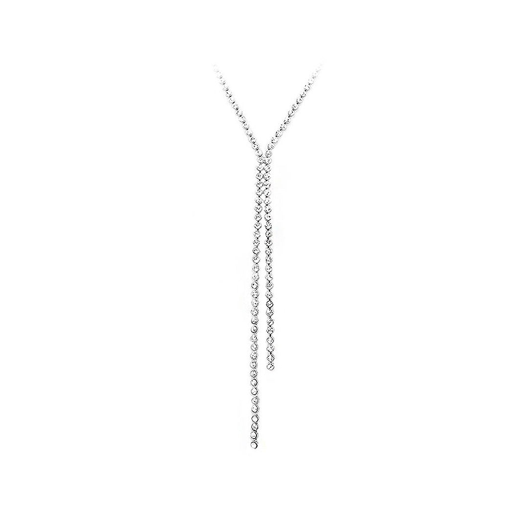 Fashion White Austrian Element Crystal Necklace