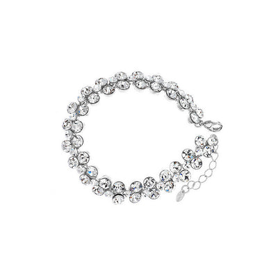 Shining White Austrian Element Crystal Bracelet