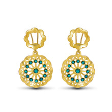 Load image into Gallery viewer, Fashion Earrings with Blue Fashion Peal